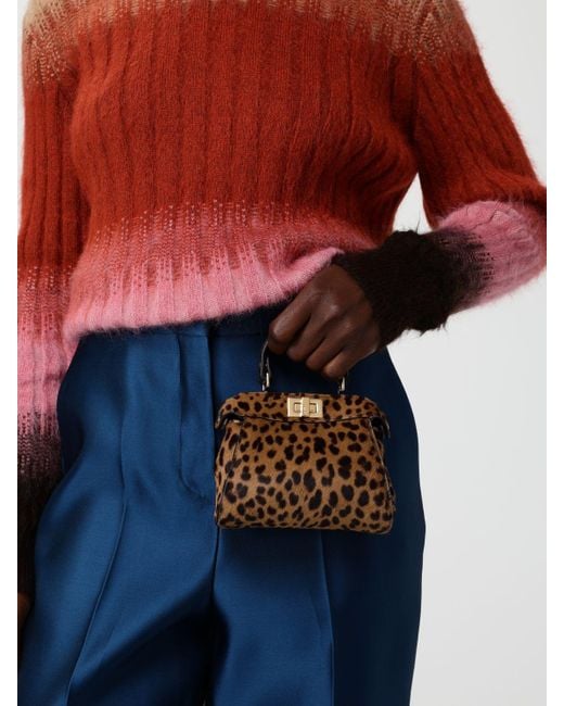 Fendi Brown Schultertasche Damen