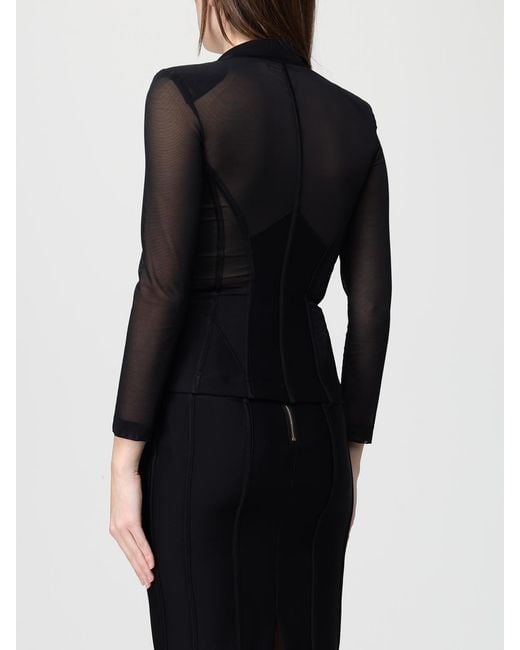 Elisabetta Franchi Black Polyamide Jacket
