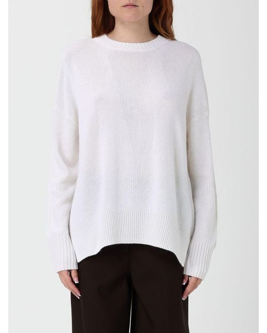 Pullover Basic di Allude in White