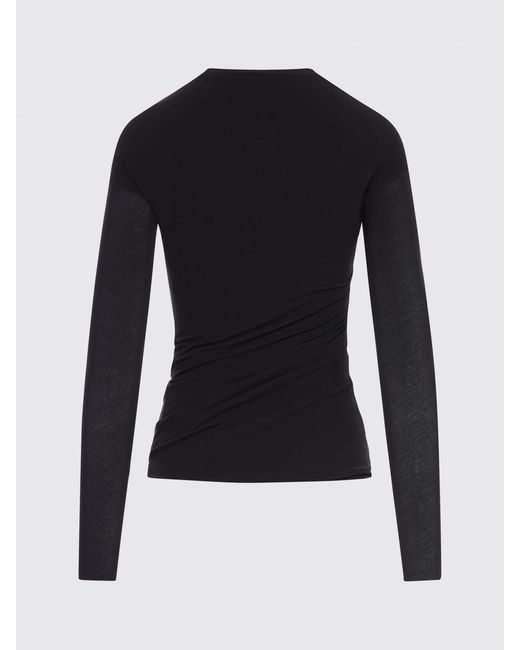 Jil Sander Blue Cotton Top