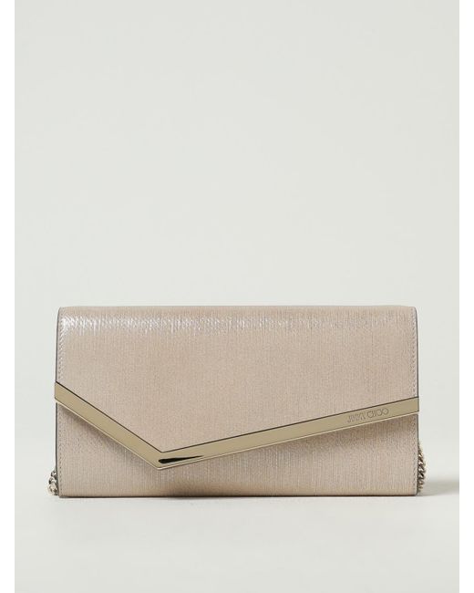 Pochette Emmie di Jimmy Choo in Natural