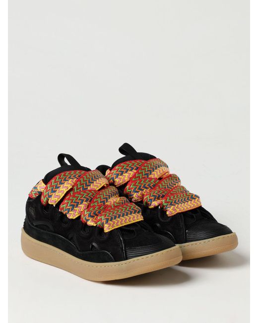 Sneakers Curb in pelle di Lanvin in Black