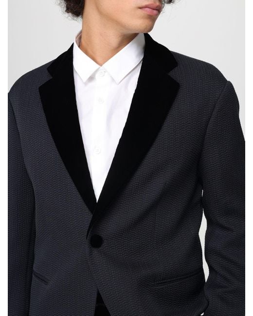 Americana Hombre Giorgio Armani de hombre de color Blue