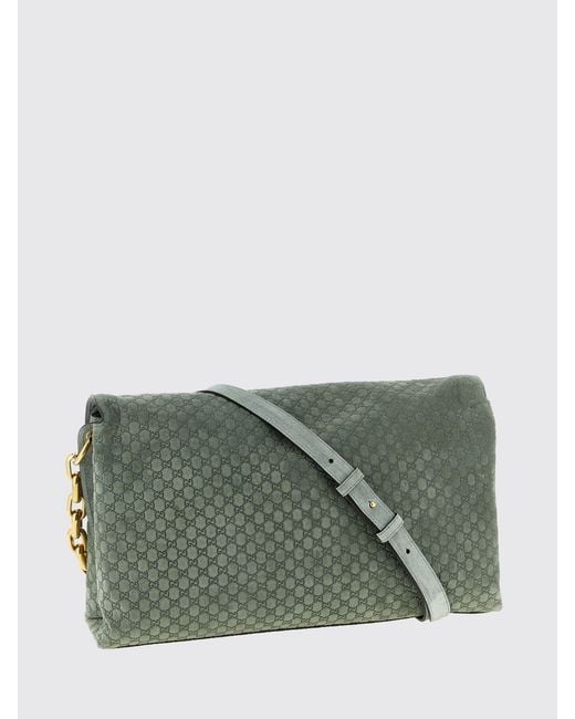 Gucci Green Large Chain Shoulder Bag