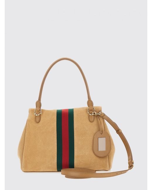 Borsa A Spalla Paparazzo di Gucci in Natural