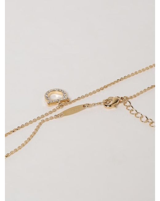 Collana Gancini di Ferragamo in Natural