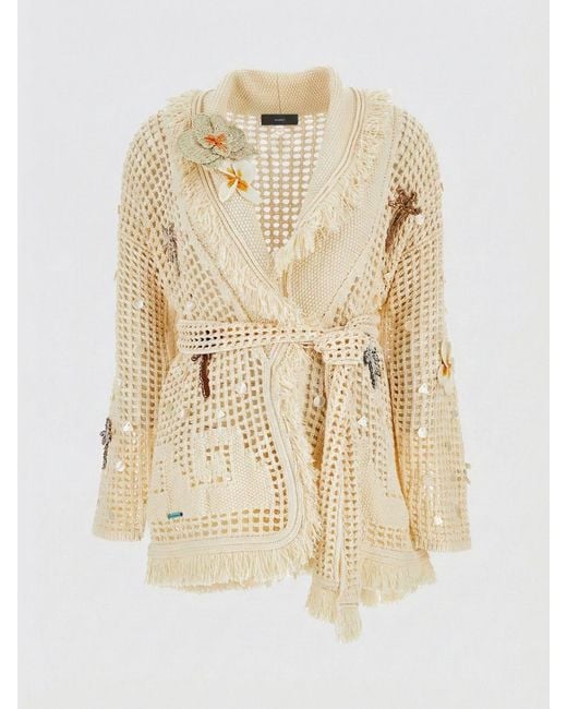 Alanui Natural Where The Waves Begins Cardigan