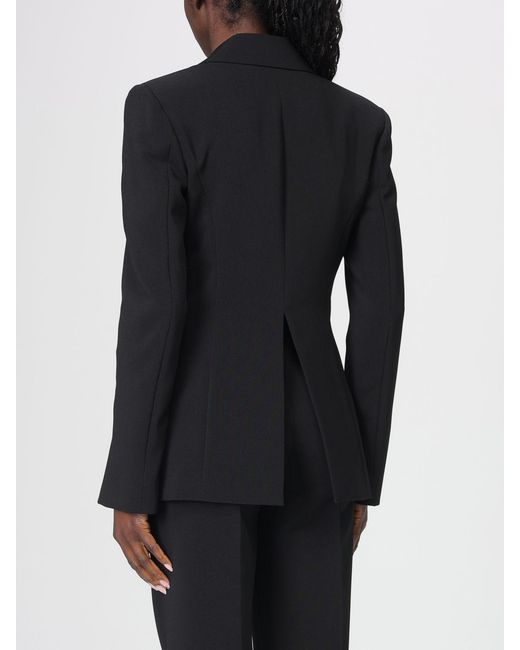 Pinko Black Single Breasted Crepe Blazer