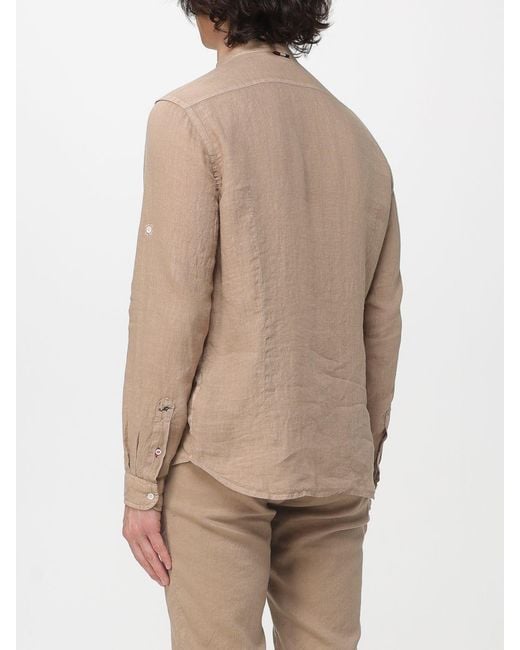 Mason's Natural Casual Linen Shirt for men