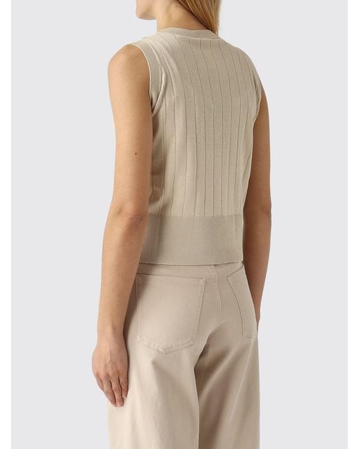 Max Mara Natural Cotton And Silk Crew-Neck Sweater