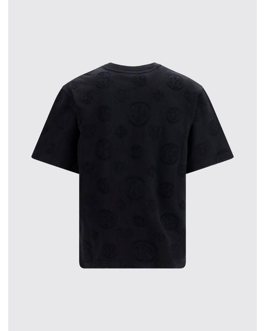 Casablanca Black Tone-On-Tone Logo Cotton T-Shirt for men