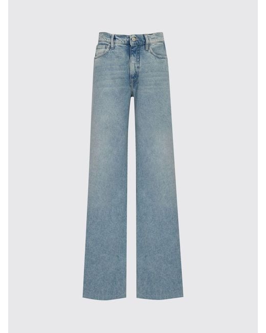 CYCLE Blue Wide Leg Jeans