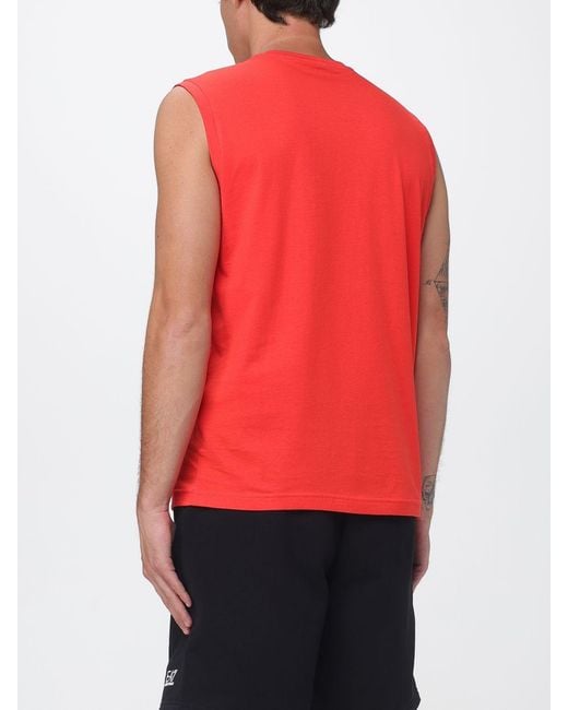 EA7 Red T-Shirt for men