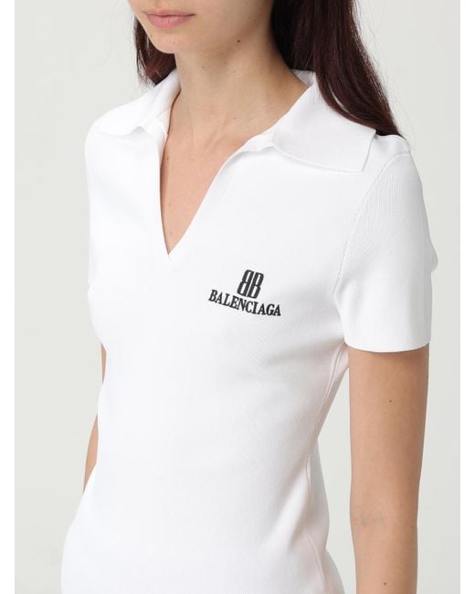 Camiseta Mujer Balenciaga de color White