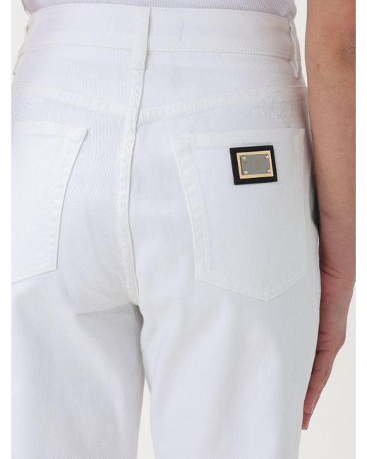 Pantalone di Dolce & Gabbana in White