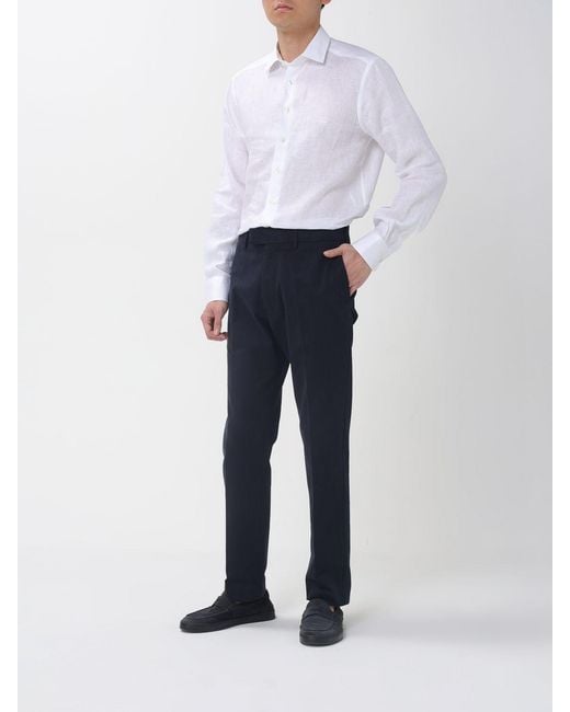 Etro White Linen Shirt for men