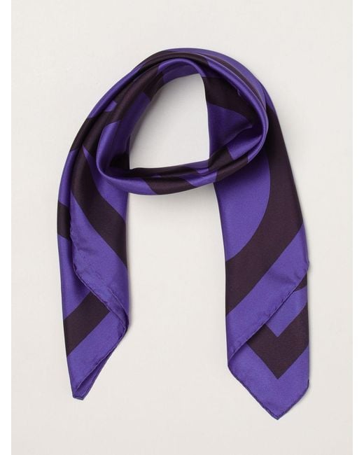 Liviana Conti Purple Scarf