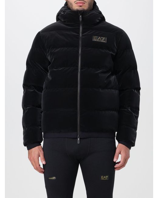 Ea7 sale black coat