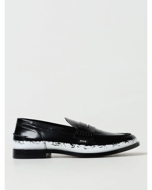 MSGM White Loafers for men
