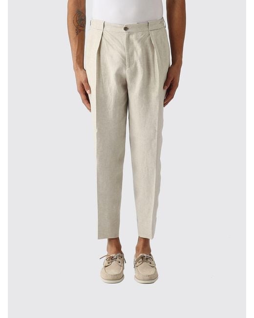 Briglia 1949 Natural Linen Chino Trousers for men