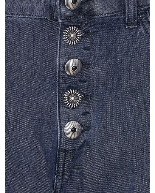 Dondup Blue Slim Fit Denim Jeans