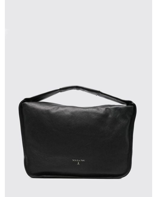 Patrizia Pepe Black Leather Bag
