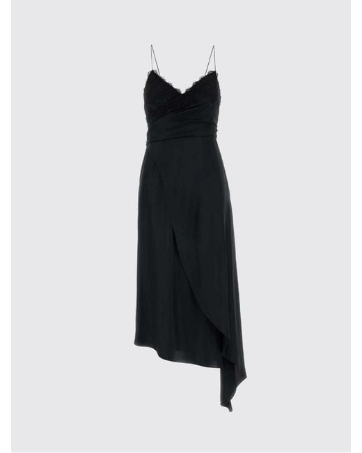 Moschino Blue Silk Blend Slip Dress