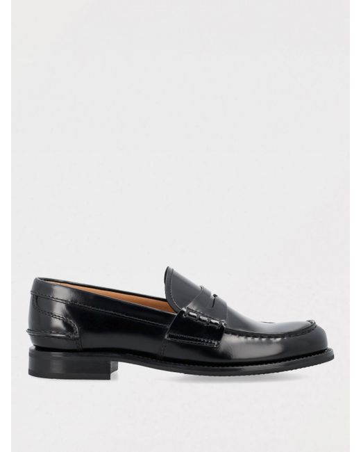 Church's Black Flat Shoes