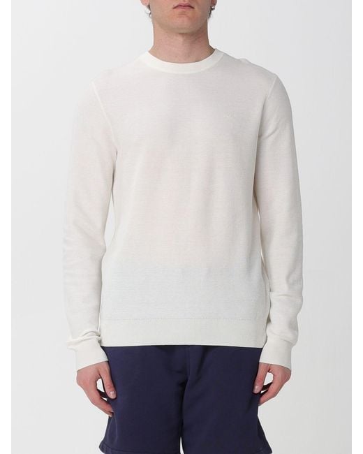 Sun 68 Rundhals-Pullover Aus Baumwolle in White für Herren