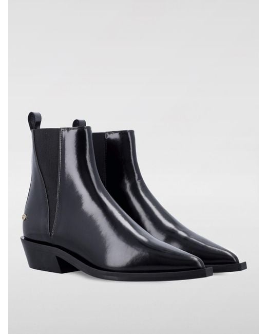 Anine Bing Black Flache Schuhe Damen