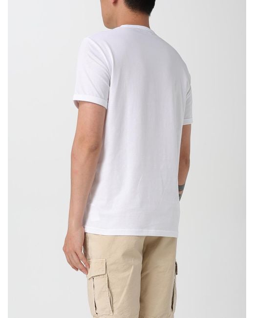 T-Shirt Basic di Fred Perry in White da Uomo
