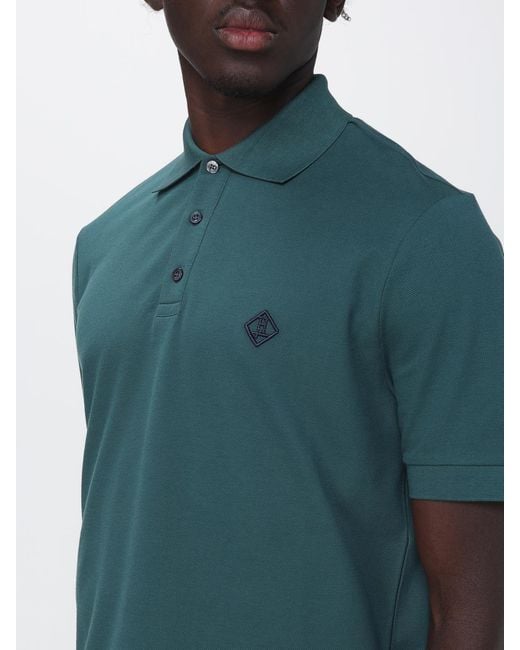 Herno Blue Polo Shirt for men