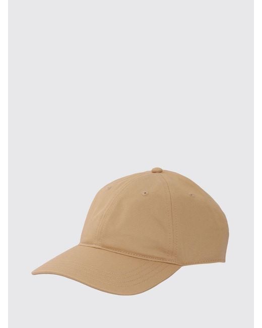 Lacoste Natural Cotton Twill Hat for men