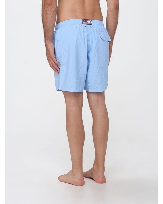 Mc2 Saint Barth Blue Boxer Swim Shorts for men