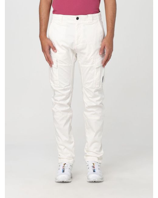 C P Company White Pants for men