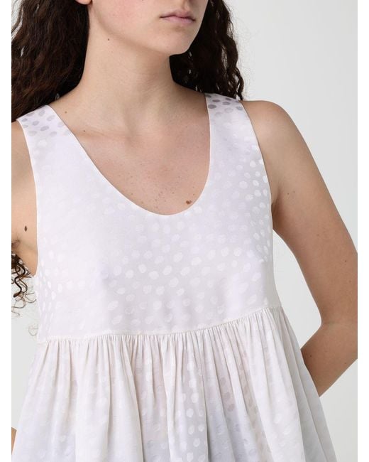 Chloé White ChloÉ Silk Top