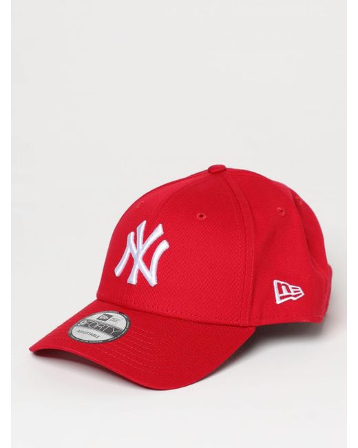 Cappello New York Yankees in cotone di KTZ in Red da Uomo
