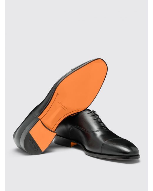 Santoni Schnürschuhe Herren in Black für Herren