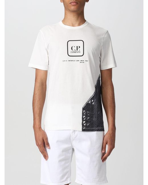 C.P. Company T-shirt in White for Men 