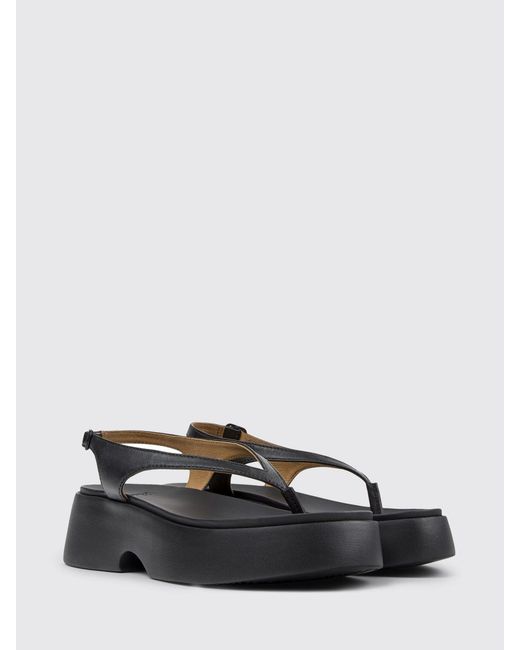 Camper White Tasha Leather Sandal