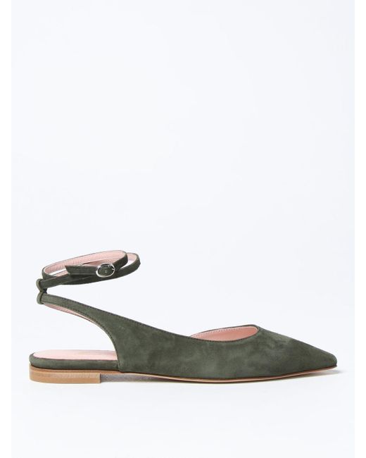 Anna F. Flat Shoes in Green | Lyst
