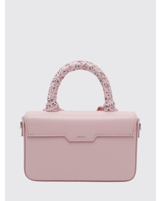 Mini Borsa A Mano di Amiri in Pink