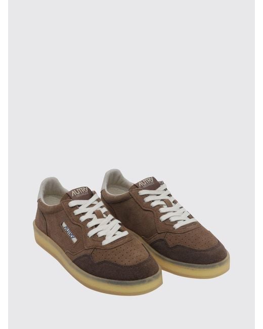 Autry Brown Medalist Low Trainers for men