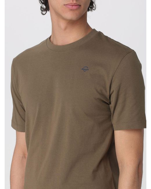 Blauer Brown Basic Cotton T-Shirt for men