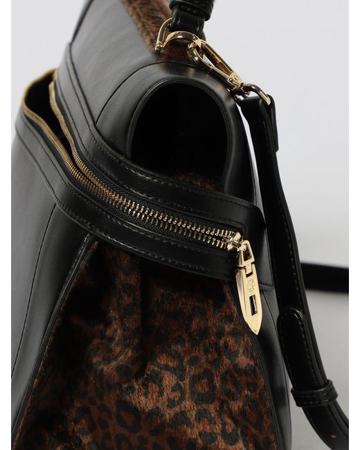 Secret Pon-pon Black Shoulder Bag