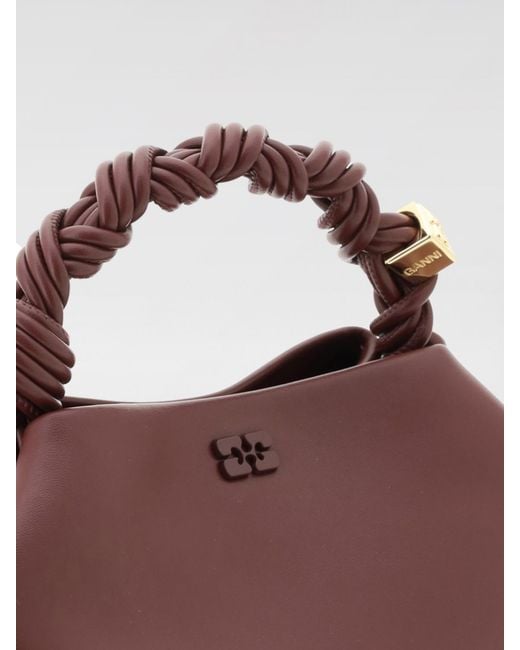 Ganni Red Bou Recycled Leather Bag