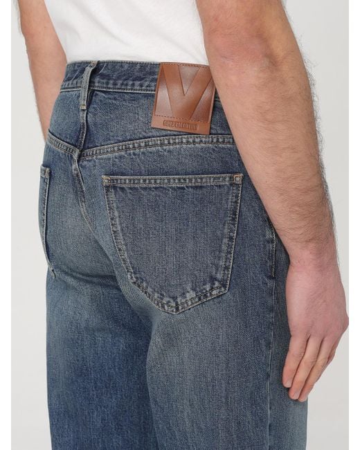 Jeans Hombre Valentino de hombre de color Blue