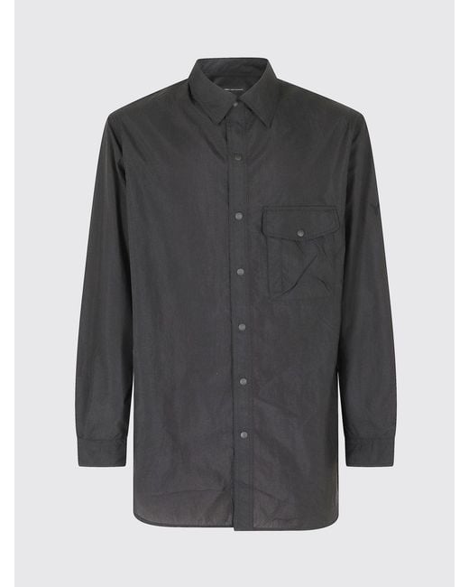 Y-3 Gray 3-Stripes Logo Stretch Technical Fabric Shirt Jacket for men