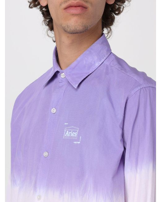 Aries Hemd in Purple für Herren