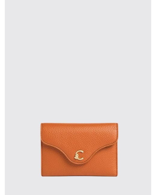 Coccinelle Orange C-Me Grained Leather Wallet